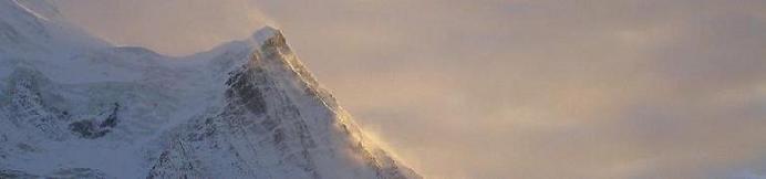 Aiguille du Gouter after fresh snow, Mont Blanc Summits course