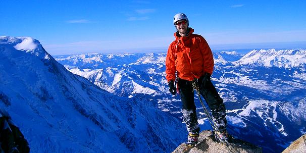 On the Ar&ecirc;te des Cosmiques on a perfect winter day