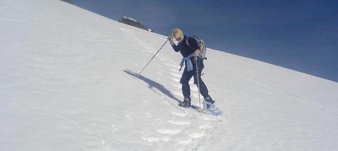 Photo: descending from the Refuge de Loriaz
