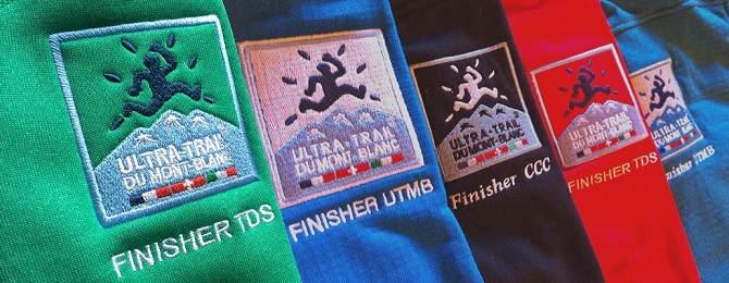 UTMB and CCC finisher tops, Ultra Trail du Mont Blanc