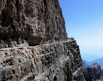 Via ferrata in the Chamonix region