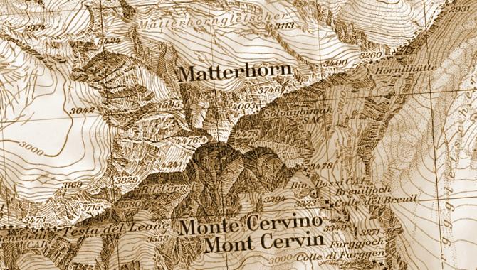 Map of the Matterhorn