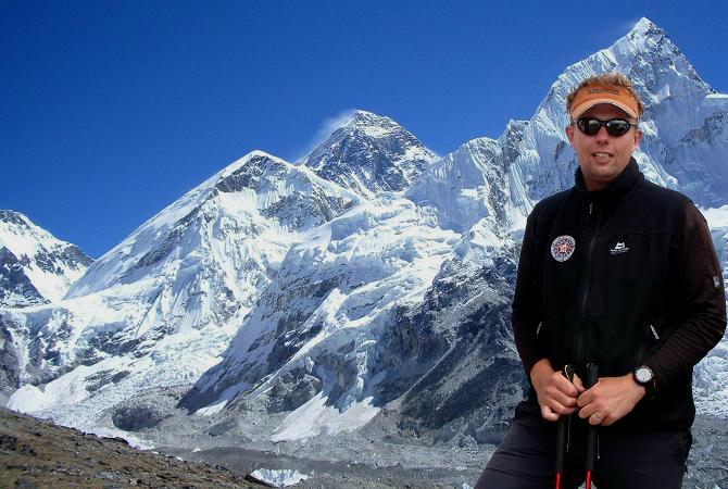 View from the high point of Kala Patar with Everest dominating the panorama