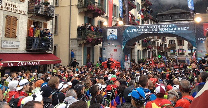 UTMB start line