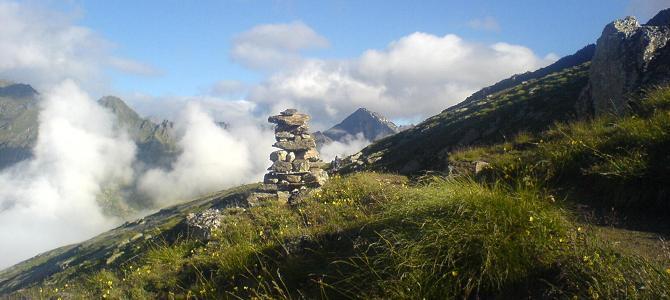 Stunning views near the Victor Emmanuel hut