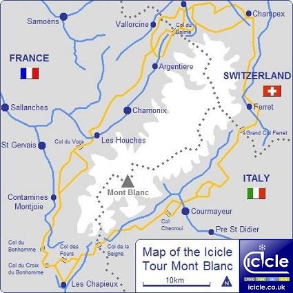 Mt Blanc Map