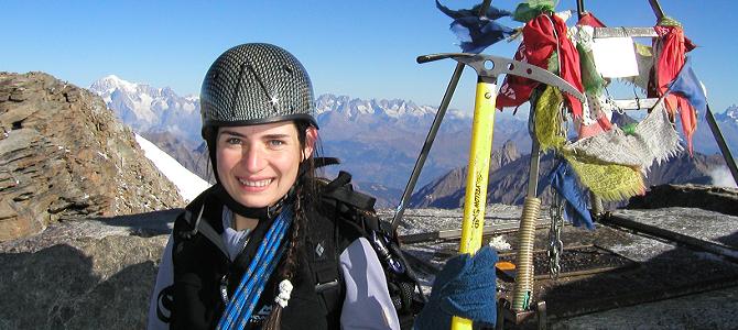 Summit celebrations on Gran Paradiso